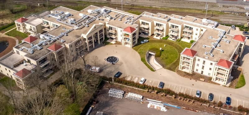 Bovenaanzicht Hof ter Clipsen