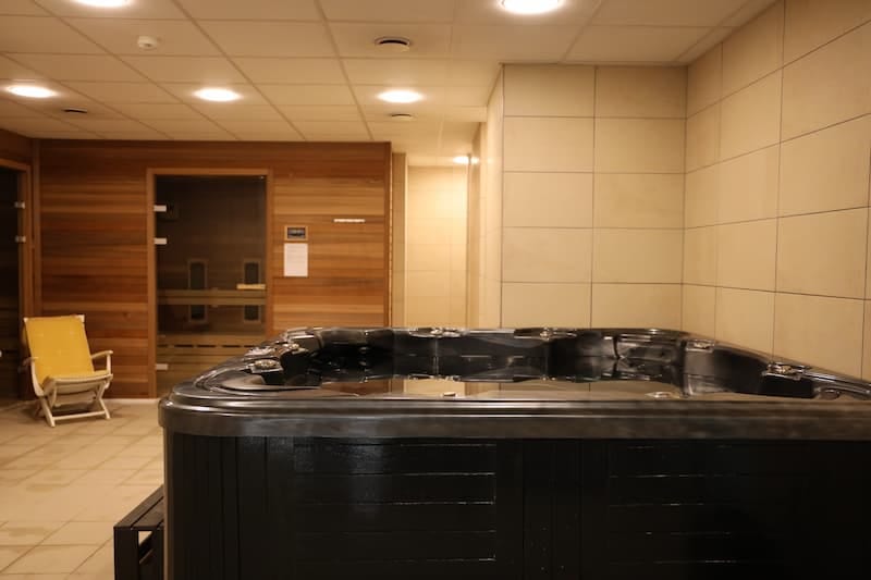 Sauna en jacuzzi